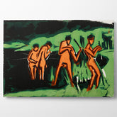 Bathers Throwing Reeds, 1909, Kanvas Tablo