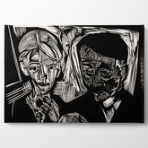 The Married Couple Müller, 1919, Kanvas Tablo