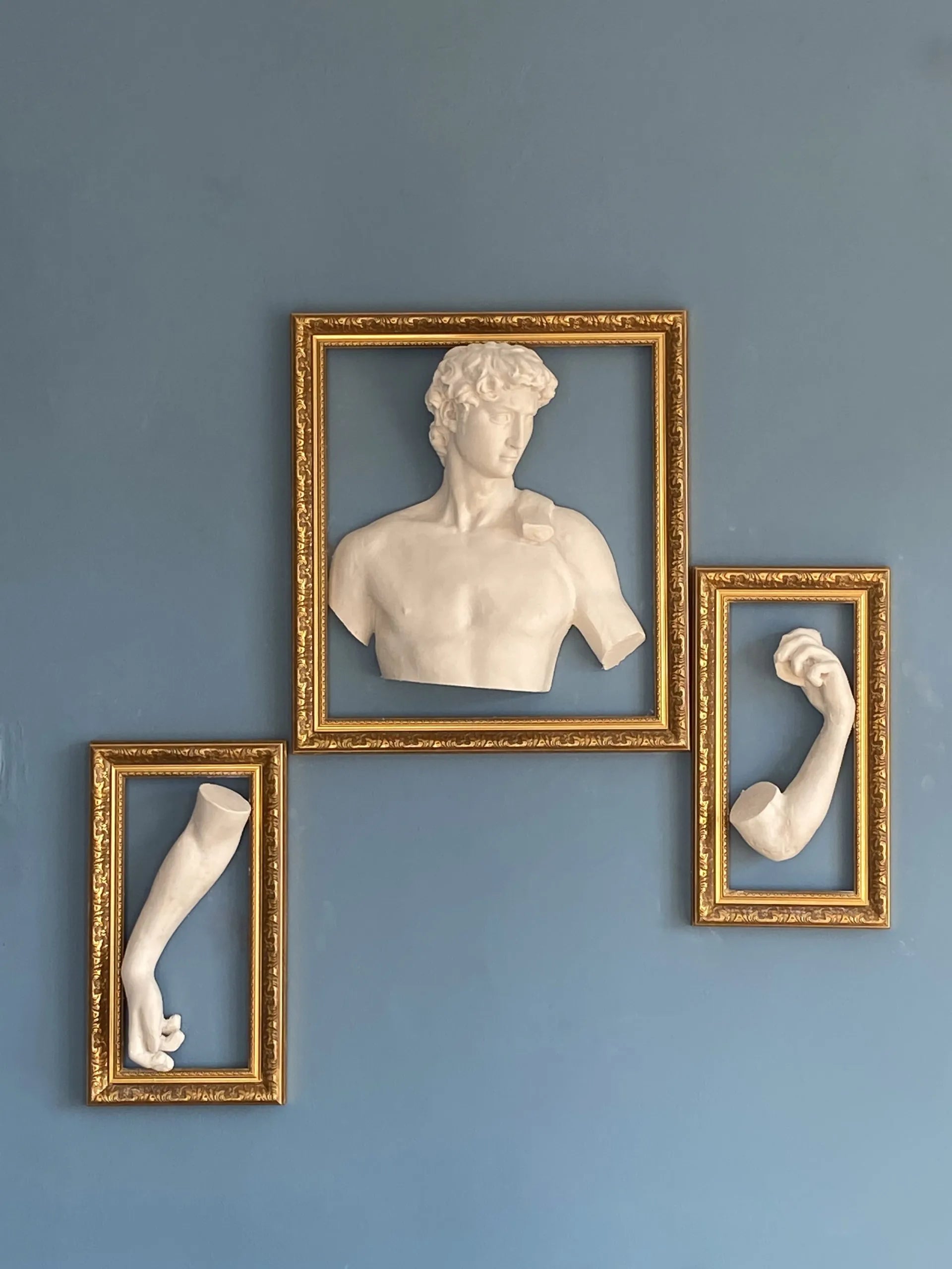 Three Piece Wall David, Heykel