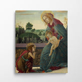 Madonna And Child With Young Saint John The Baptist, 1470, Kanvas Tablo