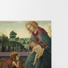 Madonna And Child With Young Saint John The Baptist, 1470, Kanvas Tablo