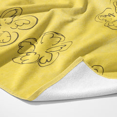 Composition fond bleu, 1951, Plaj Havlusu