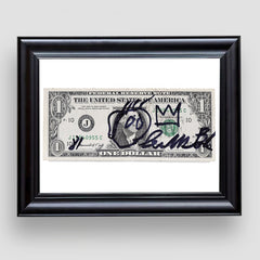 One Dollar Bill, Jean-Michel Basquiat, Premium Tablo