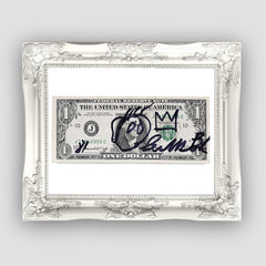 One Dollar Bill, Jean-Michel Basquiat, Premium Tablo