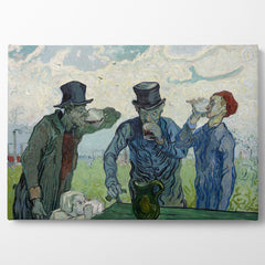 The Drinkers, 1890, Kanvas Tablo