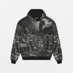 Vision of the Valley of Dry Bones, 1866, Oversize Hoodie