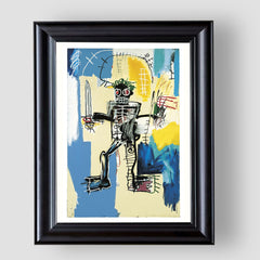 Warrior, Jean-Michel Basquiat, Premium Tablo