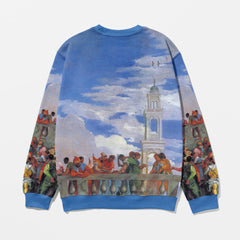 Wedding at Cana, 1563, Oversize Sweatshirt