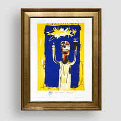 Welcoming Jeers, Jean-Michel Basquiat, Premium Tablo