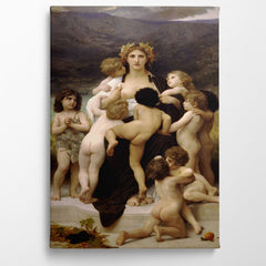 Alma Parens, 1883, William Bouguereau, Kanvas Tablo