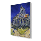 Auvers’deki Kilise, 1890, Kanvas Tablo