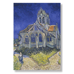 Auvers’deki Kilise, 1890, Kanvas Tablo