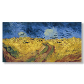 Buğday Tarlası ve Kargalar, 1890, Kanvas Tablo