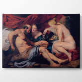 Lot and his Daughters, 1613, Kanvas Tablo