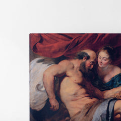 Lot and his Daughters, 1613, Kanvas Tablo