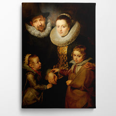 Family of Jan Brueghel the Elder, 1613, Kanvas Tablo