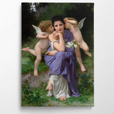 Chansons De Printemps, 1889, William Bouguereau, Kanvas Tablo