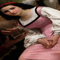 Entre La Richesse Et L’amour, 1869, William Bouguereau, Kanvas Tablo