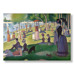 Grande Jatte Adası'nda Bir Pazar Öğleden Sonrası, 1886, Kanvas Tablo