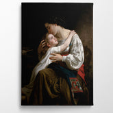 Le Lever, 1865, William Bouguereau, Kanvas Tablo