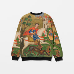 Sw. Jerzy zabijający smoka, Sweatshirt | FIRSAT ÜRÜNÜ