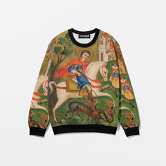 Sw. Jerzy zabijający smoka, Sweatshirt | FIRSAT ÜRÜNÜ