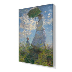 Şemsiyeli Kadın, 1875, Kanvas Tablo