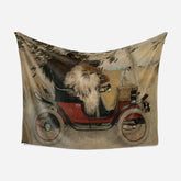 Ramon Casas ve Pere Romeu Bir Otomobilde, 1901, TV Battaniyesi