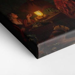 The Night Market, 1863, Petrus van Schendel, Kanvas Tablo