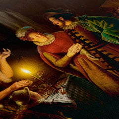A Gingerbread Seller By Candlelight, 1838, Petrus Van Schendel, Kanvas Tablo