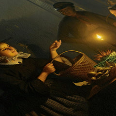 A Vegetable Seller At The Groenmarkt, The Hague, 1851, Petrus Van Schendel, Kanvas Tablo