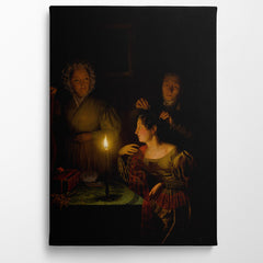 Before the ball, 1835, Petrus Van Schendel, Kanvas Tablo