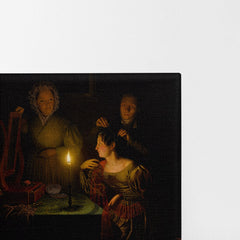 Before the ball, 1835, Petrus Van Schendel, Kanvas Tablo