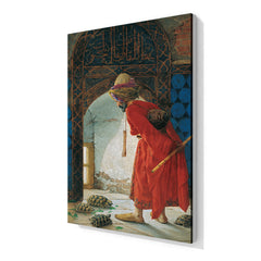 Kaplumbağa Terbiyecisi, 1906, Kanvas Tablo