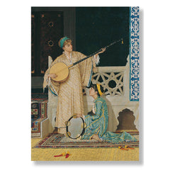 İki Müzisyen Kadın, 1880, Kanvas Tablo