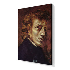 Frédéric Chopin Portresi, 1838, Kanvas Tablo