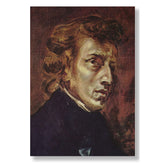 Frédéric Chopin Portresi, 1838, Kanvas Tablo