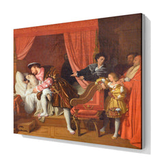 Da Vinci'nin Ölümü, 1818, Kanvas Tablo