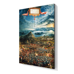 Issus'taki Alexander Savaşı, 1529, Kanvas Tablo