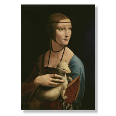 Kakımlı Kadın, 1490, Kanvas Tablo