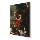 San Giovanni Battista Predicazione, 1665, Kanvas Tablo