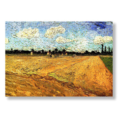 Sürülmüş Tarlalar ('The Furrows'), 1888, Kanvas Tablo