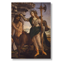 Pallas ve Centaur, 1482, Kanvas Tablo