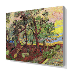 Saint-Paul Hastanesi Bahçesi, 1889, Kanvas Tablo