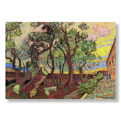 Saint-Paul Hastanesi Bahçesi, 1889, Kanvas Tablo