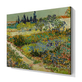 Arles'de Bahçe, 1888, Kanvas Tablo