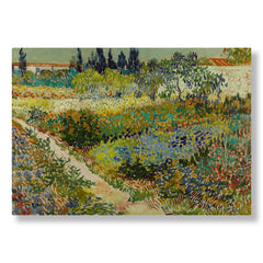 Arles'de Bahçe, 1888, Kanvas Tablo