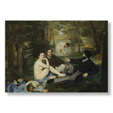 Kırda Öğle Yemeği, 1863, Kanvas Tablo