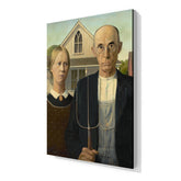 Amerikan Gotiği, 1930, Kanvas Tablo