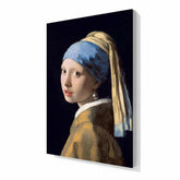 İnci Küpeli Kız, 1665, Kanvas Tablo